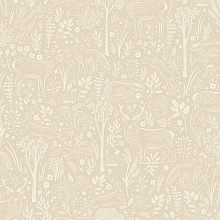Детские жёлтые обои Grandeco Little Dreamers LD 3419