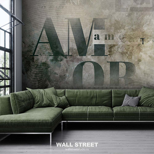 Фотообои в интерьере артикул Grafico 10, GRAFICO, Wall street